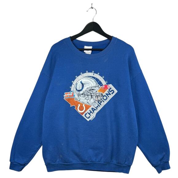 Vintage NFL Indianapolis Colts Super Bowl Sweatshirt Crewneck 2006 XL - Picture 1 of 7